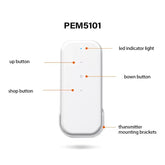 Motored Blinds Remote Control, Electric Shade 15 Channel Transmitter, Working With PM25 Blinds Motor,White
